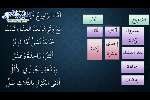  صلاة التطوع - شرح النظم الجلي مع الاحمرار