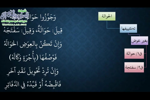  الحوالات المصرفية - المعاملات (شرح منظومة فقه النوارل)