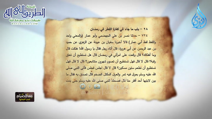 الأكل والشرب ناسيا في الصيام - فقه الصيام   ح10 