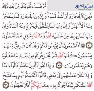  ورد القرآن اليومي دكتور محمد علي يوسف سورة البقرة 19 الآيات من74 إلي 76 التلاوة الشيخ محمود مجاهد