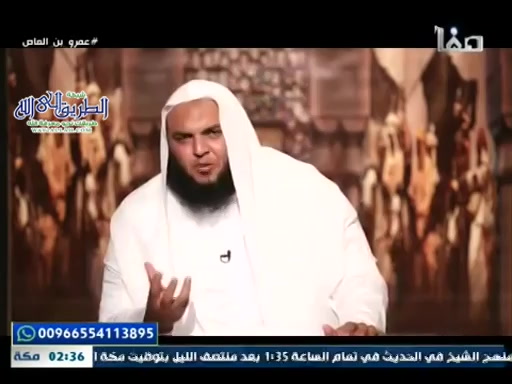 عمرو بن العاص ح14- أسلم الناس وآمن عمرو بن العاص