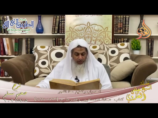 شرح صحيح مسلم -375- --استحباب ركعتين سنة الفجر - ح -723-727-  5-7-2021